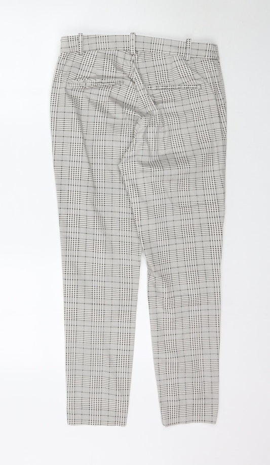 Womens UK Size 10 H&M Regular Fit  Grey Trousers