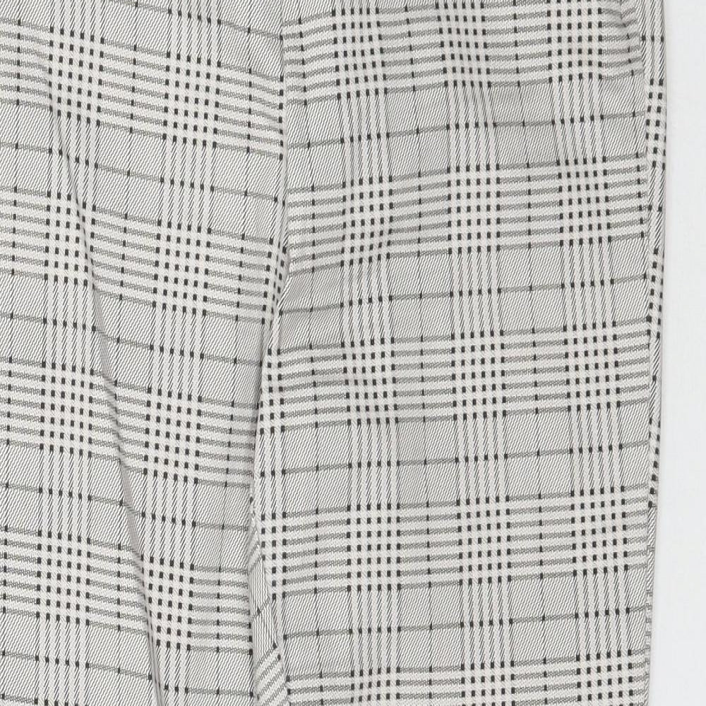 Womens UK Size 10 H&M Regular Fit  Grey Trousers