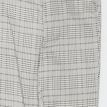 Womens UK Size 10 H&M Regular Fit  Grey Trousers