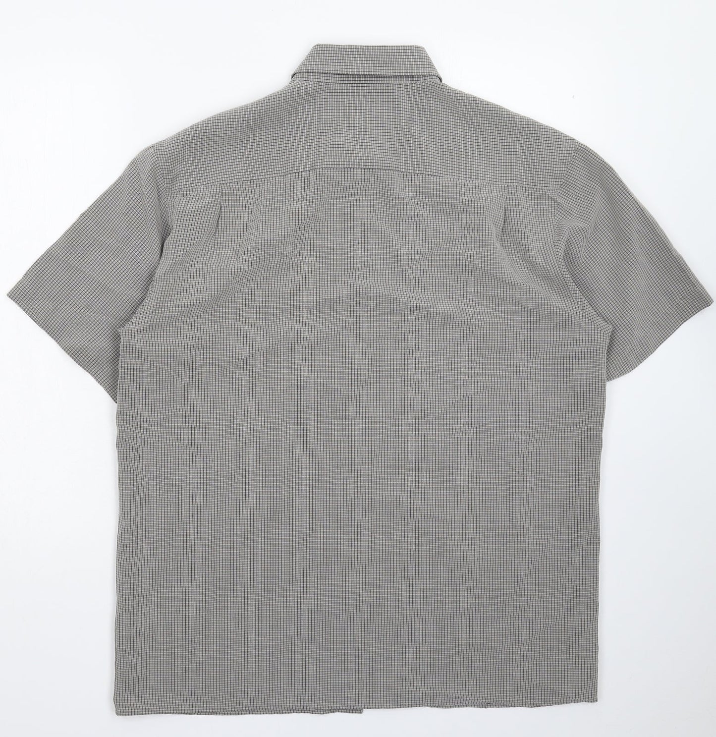 Wolsey Mens Green Check   Button-Up Size L