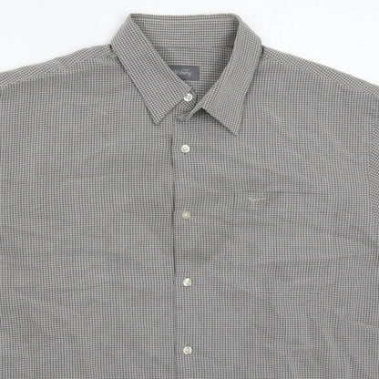 Wolsey Mens Green Check   Button-Up Size L