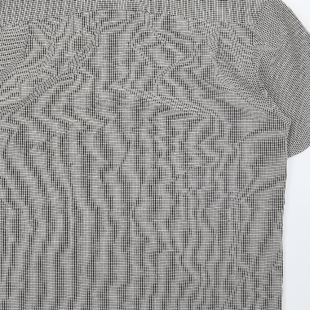 Wolsey Mens Green Check   Button-Up Size L