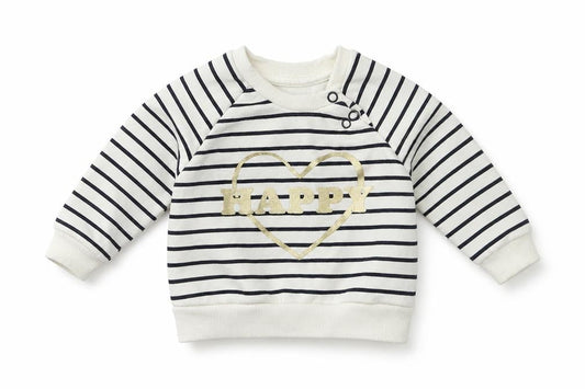 Primark Baby White Striped  Pullover Jumper Size 3-6 Months