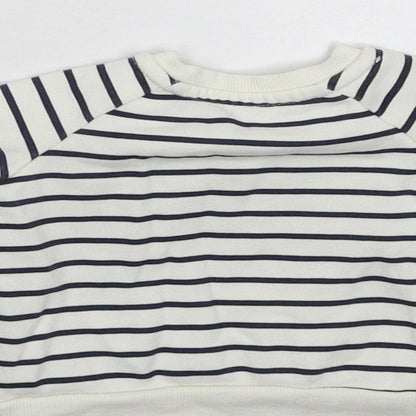 Brand and care label for Primark Baby White Striped jumper, size 3-6, Months