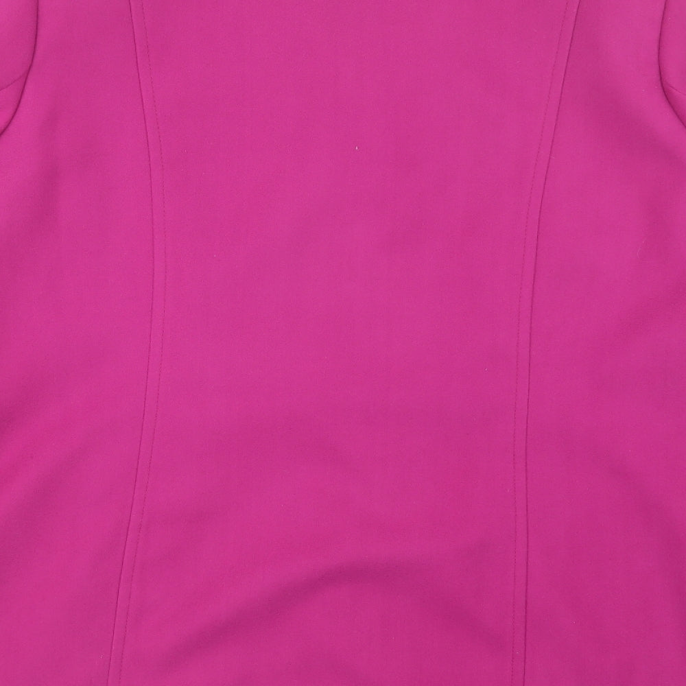 Womens UK Size 14 Wardrobe Essentials Purple Pea Coat