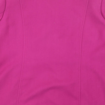 Womens UK Size 14 Wardrobe Essentials Purple Pea Coat