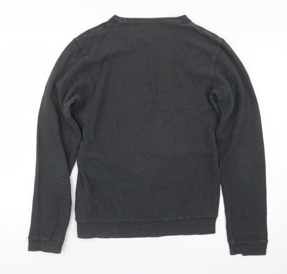 Preworn Mens Green  Knit Pullover Jumper Size S