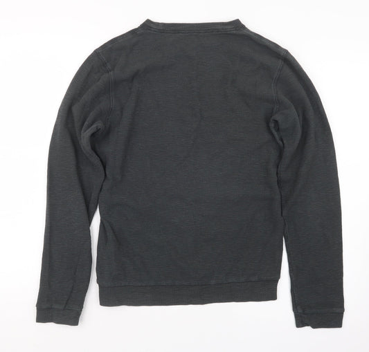 Preworn Mens Green  Knit Pullover Jumper Size S