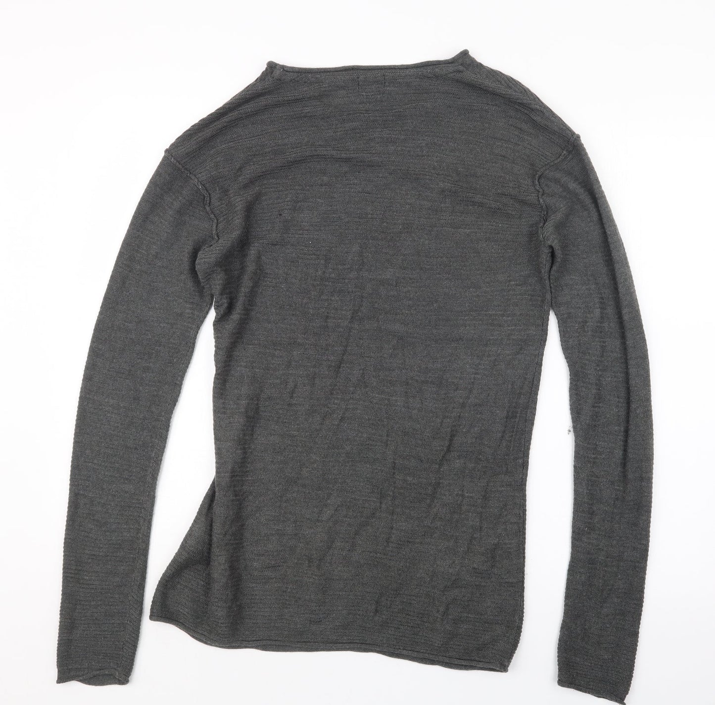 Womens UK Size XS H&M Grey Pullover Jumper