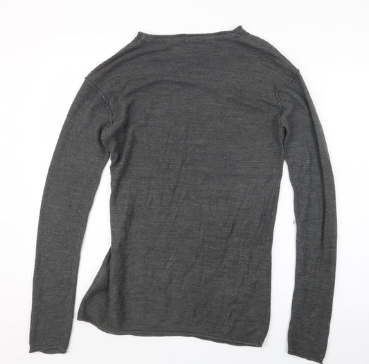 Womens UK Size XS H&M Grey Pullover Jumper