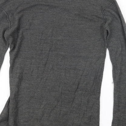 Womens UK Size XS H&M Grey Pullover Jumper