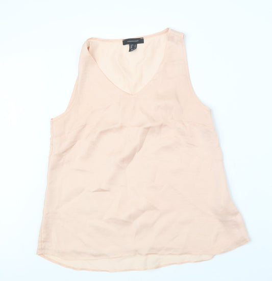 Womens UK Size 10 Atmosphere Pink Basic Button-Up