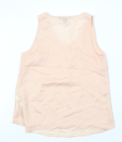 Womens UK Size 10 Atmosphere Pink Basic Button-Up