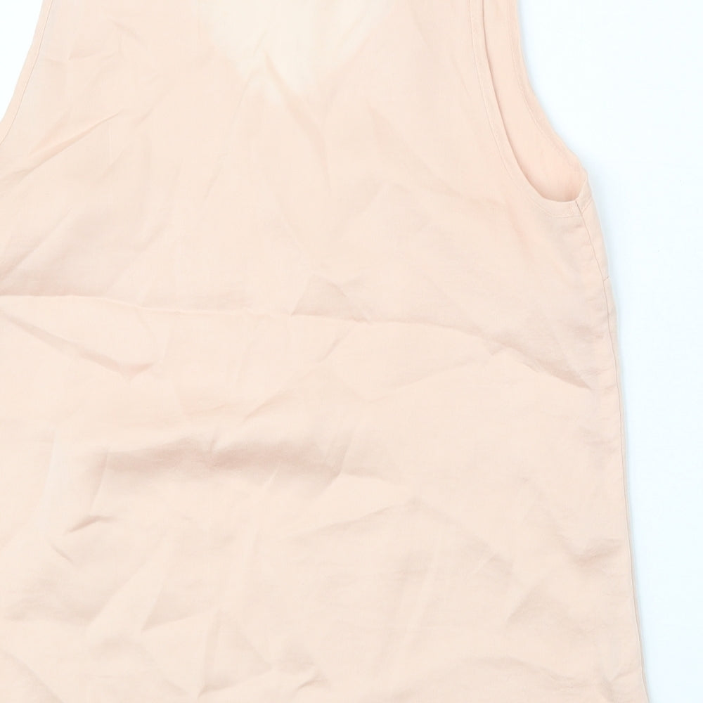 Womens UK Size 10 Atmosphere Pink Basic Button-Up