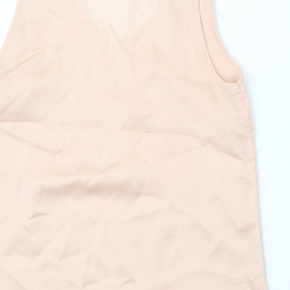 Womens UK Size 10 Atmosphere Pink Basic Button-Up