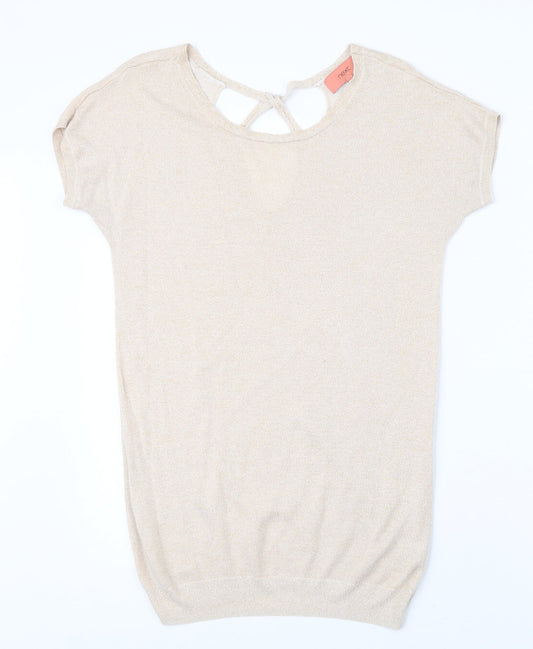 Womens UK Size 6 NEXT Pink Pullover Jumper