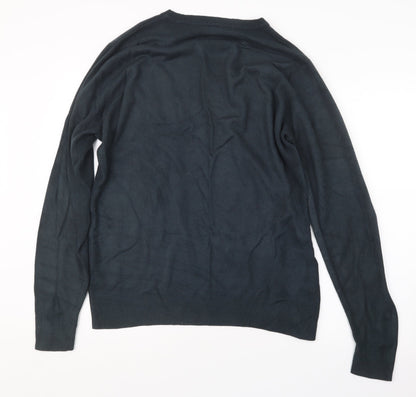 George Mens Blue  Knit Pullover Jumper Size S