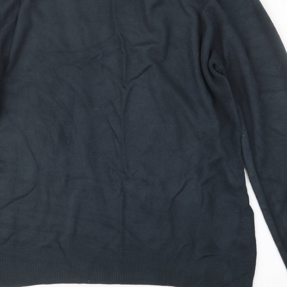 George Mens Blue  Knit Pullover Jumper Size S