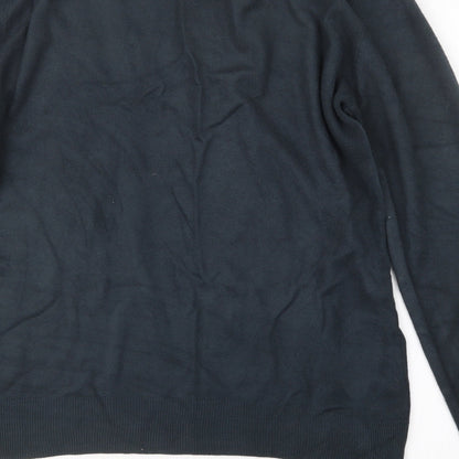 George Mens Blue  Knit Pullover Jumper Size S