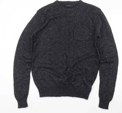 Cedar Wood State Mens Blue  Knit Pullover Jumper Size M