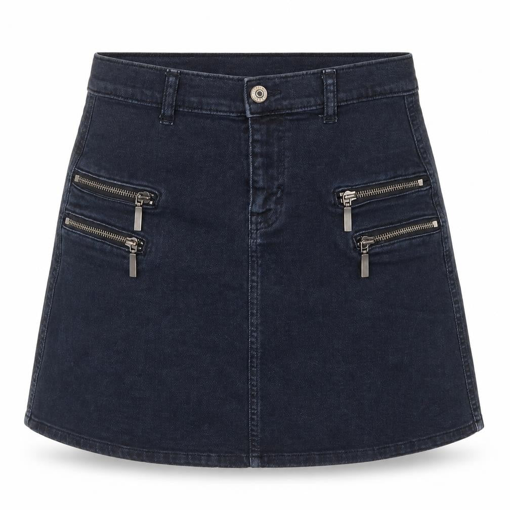 Womens UK Size S Mango Straight & Pencil Denim Skirt