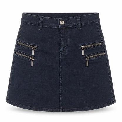 Womens UK Size S Mango Straight & Pencil Denim Skirt