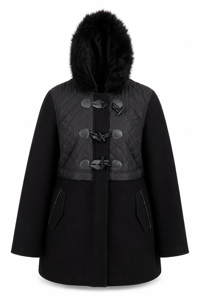 Marks & Spencer Womens Black   Pea Coat Coat Size 12