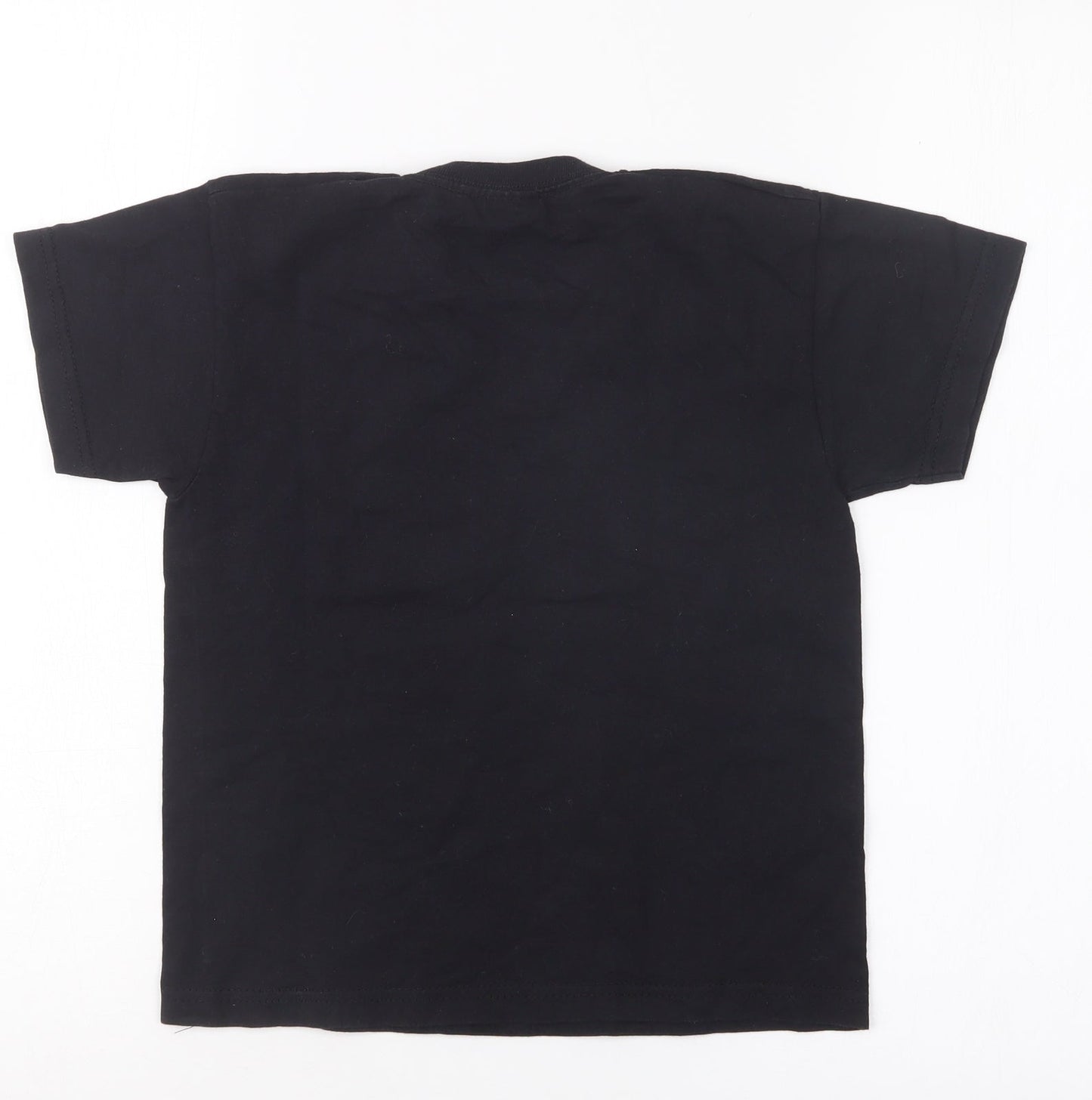 Fruit of the Loom Boys Black   Basic T-Shirt Size 5-6 Years
