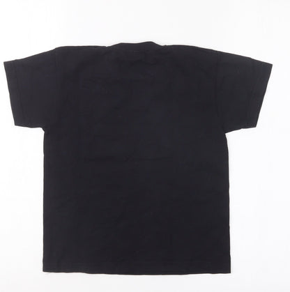 Fruit of the Loom Boys Black   Basic T-Shirt Size 5-6 Years