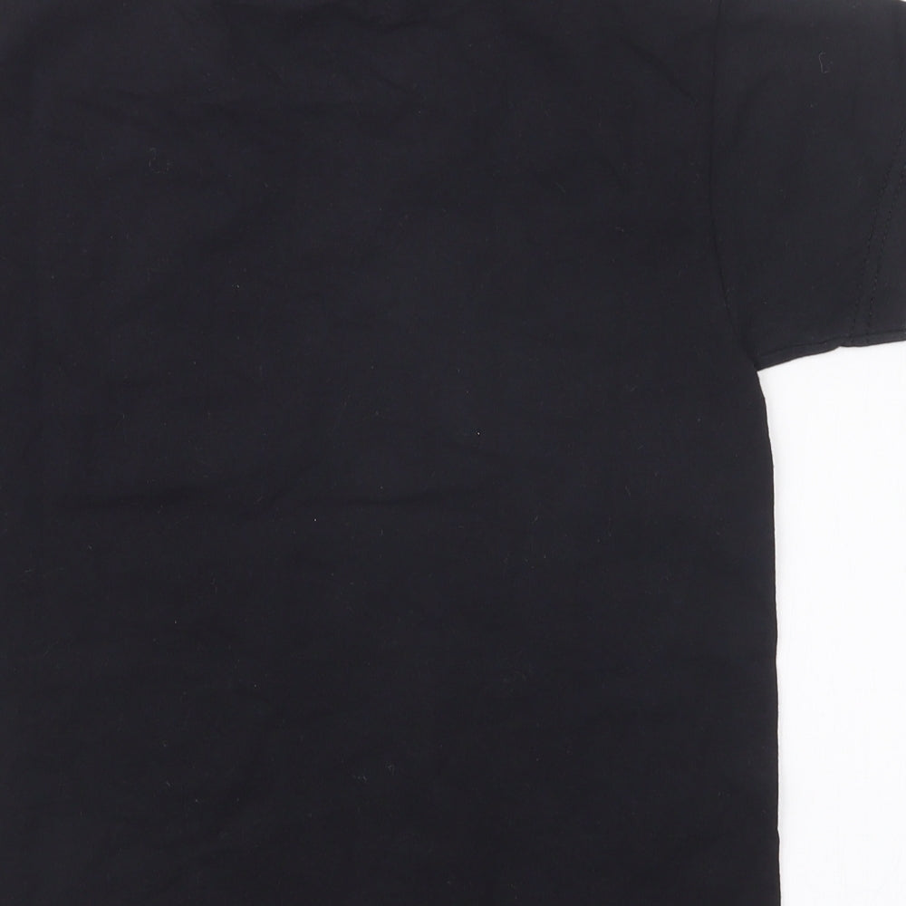 Fruit of the Loom Boys Black   Basic T-Shirt Size 5-6 Years