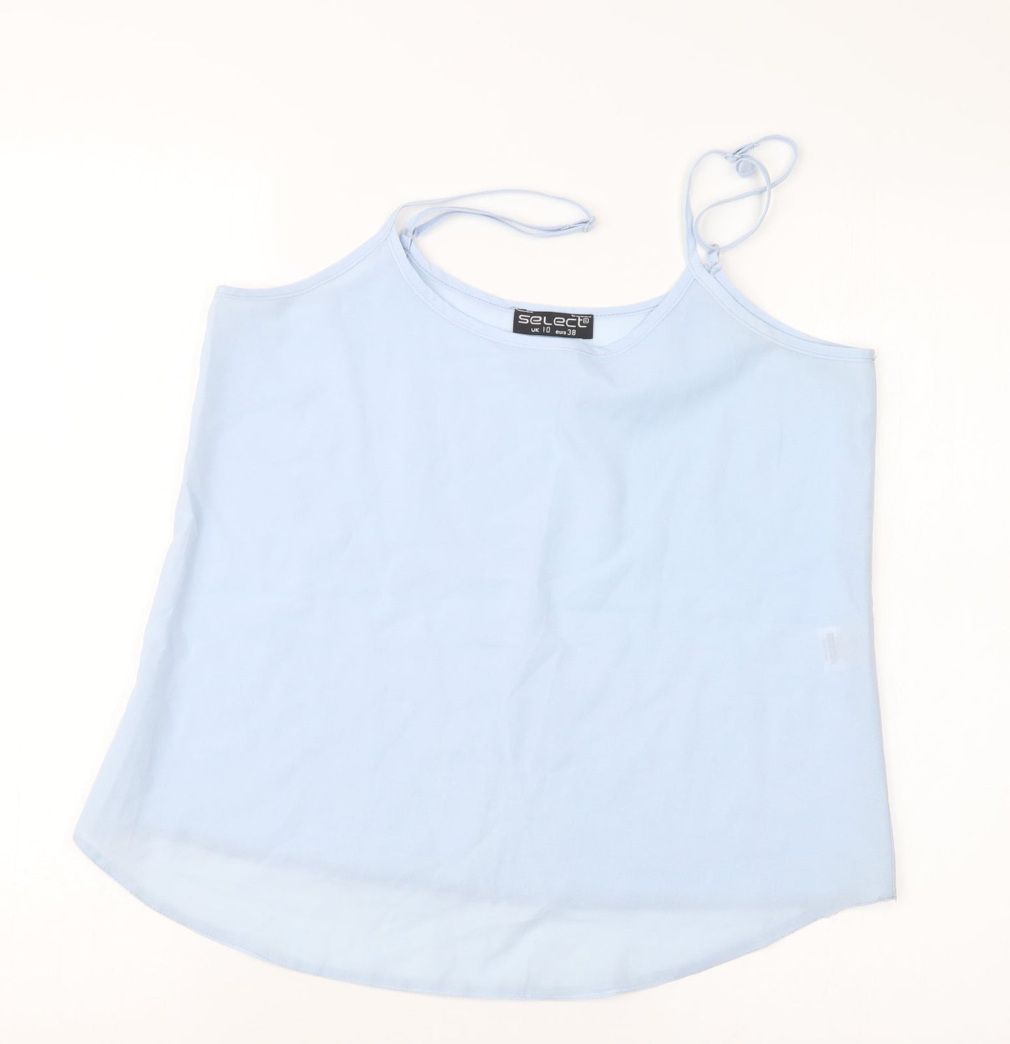 Womens UK Size 10 Select Blue Basic Blouse