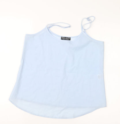 Womens UK Size 10 Select Blue Basic Blouse