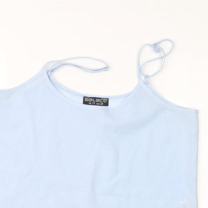 Womens UK Size 10 Select Blue Basic Blouse