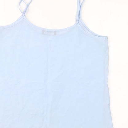 Womens UK Size 10 Select Blue Basic Blouse