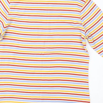 Womens UK Size 14 Marks and Spencer Yellow Basic T-Shirt