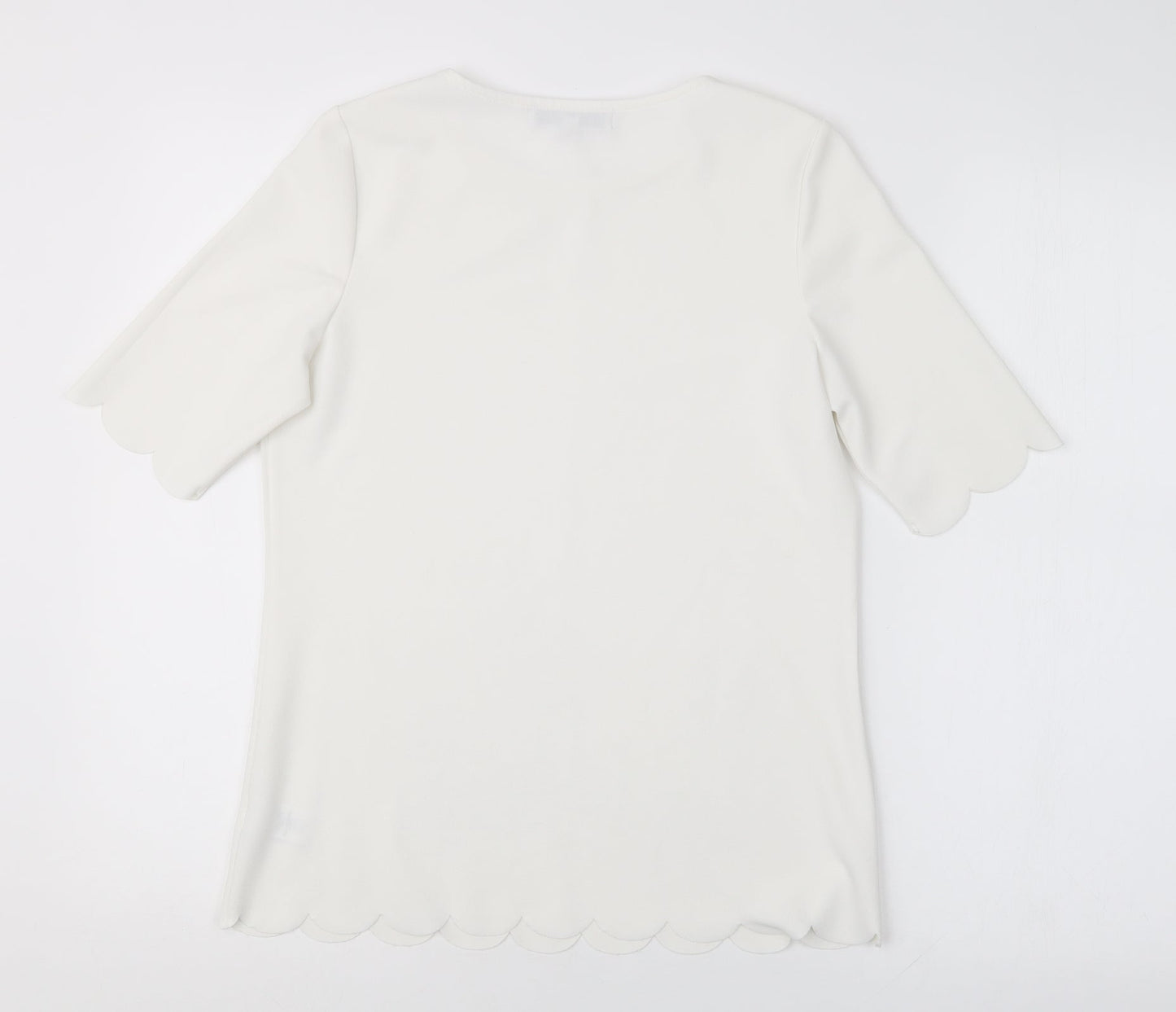 Womens UK Size 6 NEXT White Basic Blouse