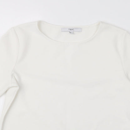 Womens UK Size 6 NEXT White Basic Blouse