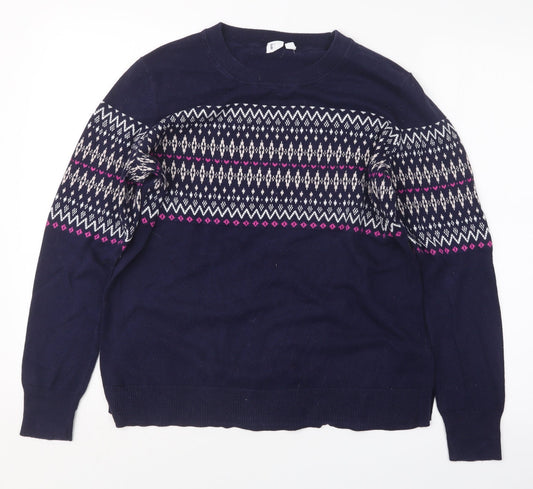 Gap Womens Blue  Knit Pullover Jumper Size M