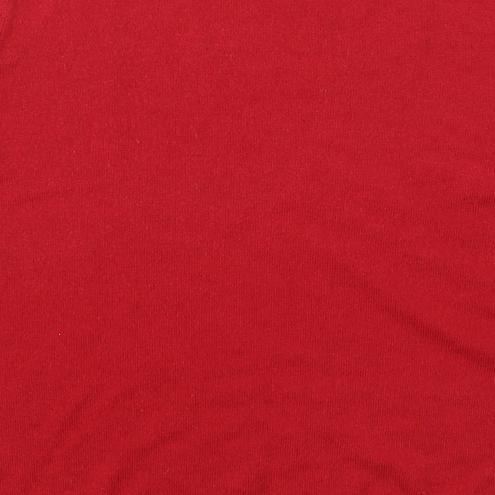 Womens UK Size 18 Preworn Red Pullover Jumper
