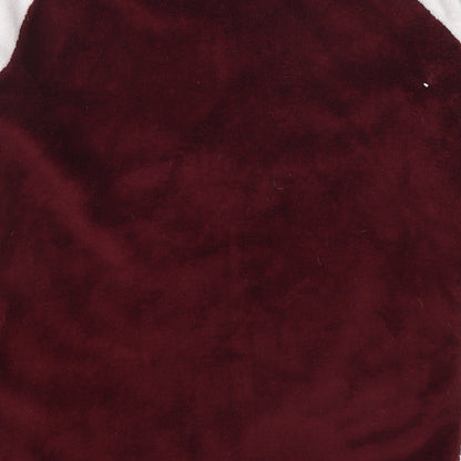 Primark Womens Red Solid  Top Pyjama Top Size 6  - Hogwarts