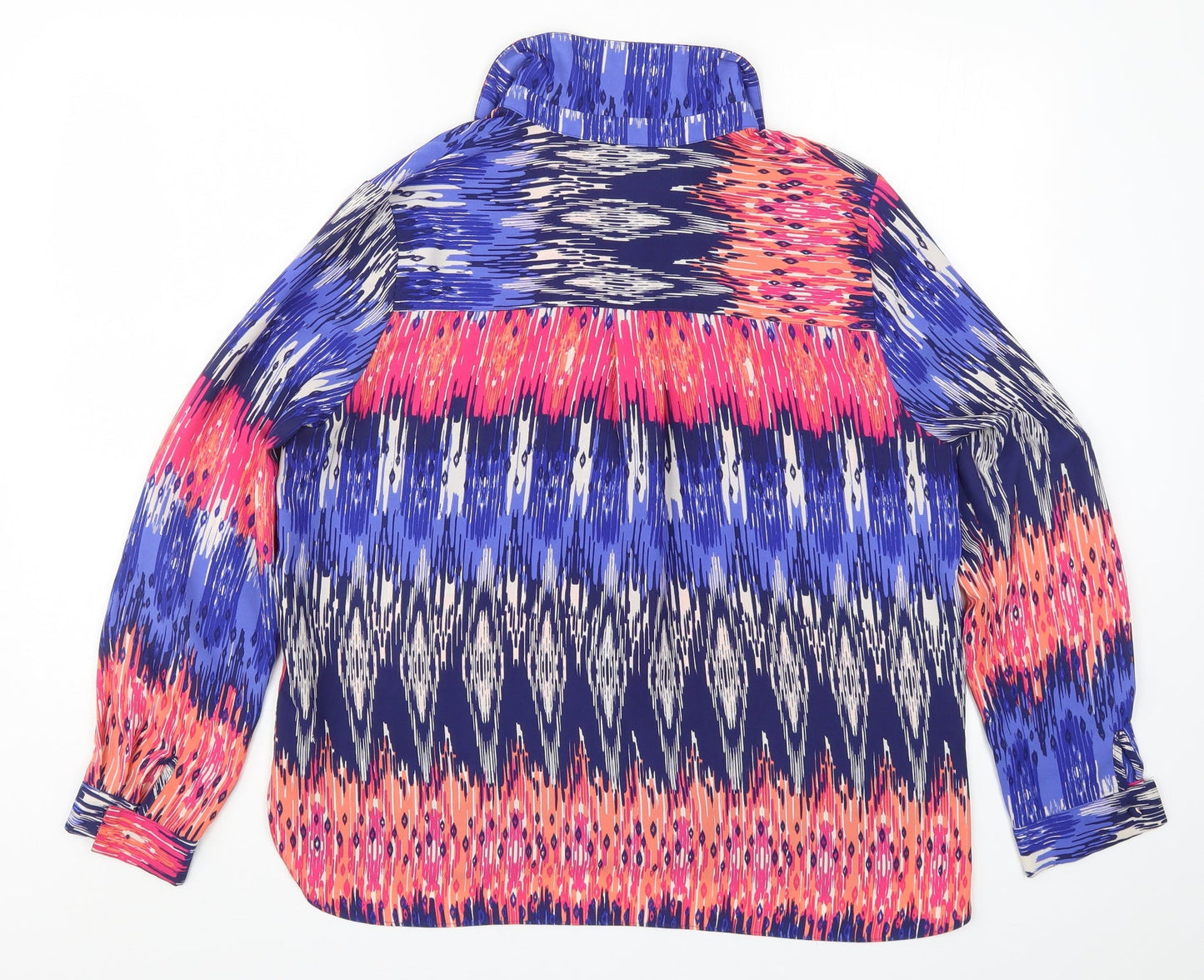 Womens UK Size 14 TU Multicoloured Basic Button-Up
