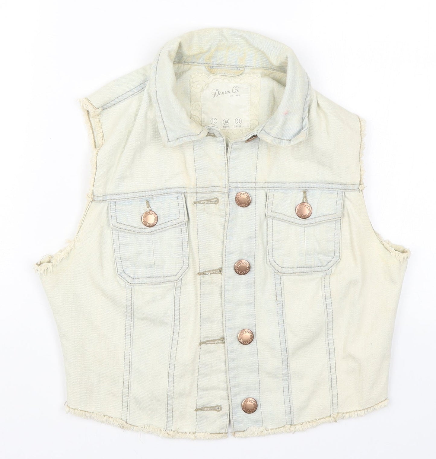 Denim Co Womens Blue  Denim Jacket  Size 10