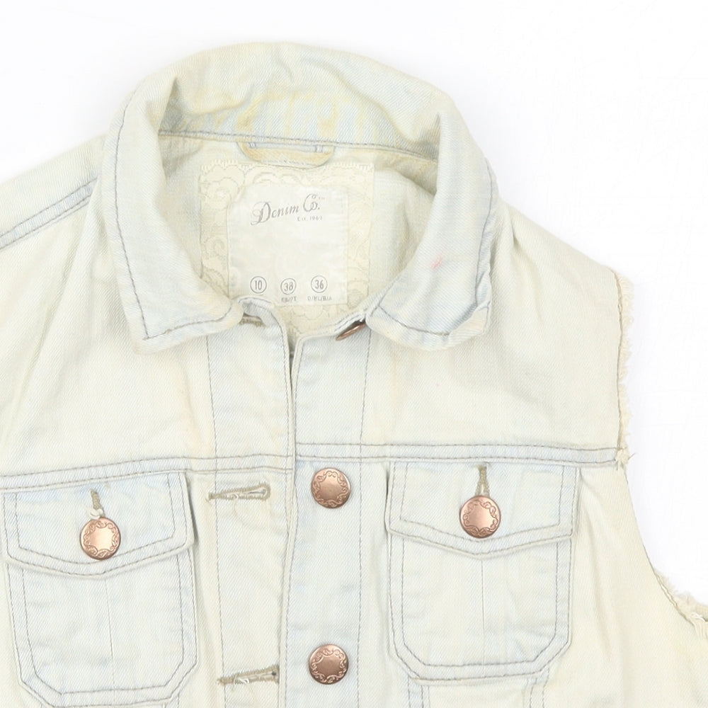 Denim Co Womens Blue  Denim Jacket  Size 10