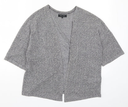 Womens UK Size 8 New Look Grey Cardigan Jumper
