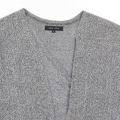 Womens UK Size 8 New Look Grey Cardigan Jumper