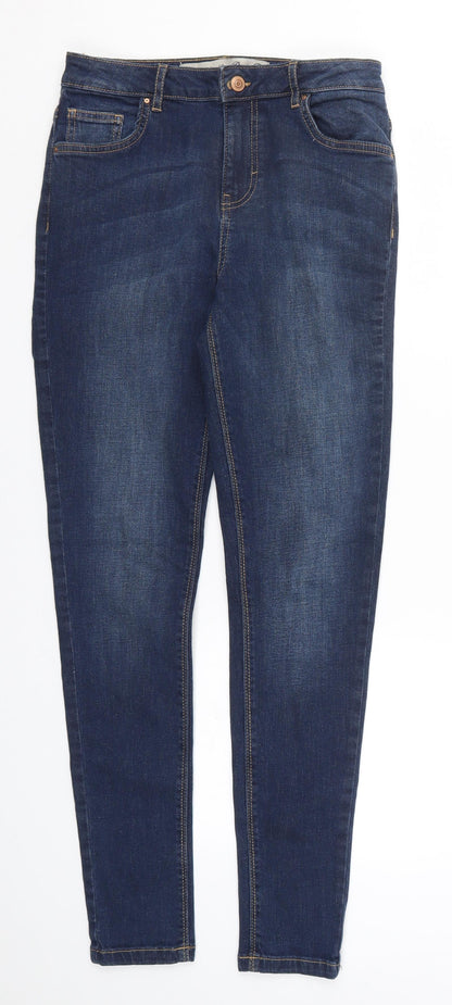 Denim Co Womens Blue  Denim Skinny Jeans Size 10 L29 in