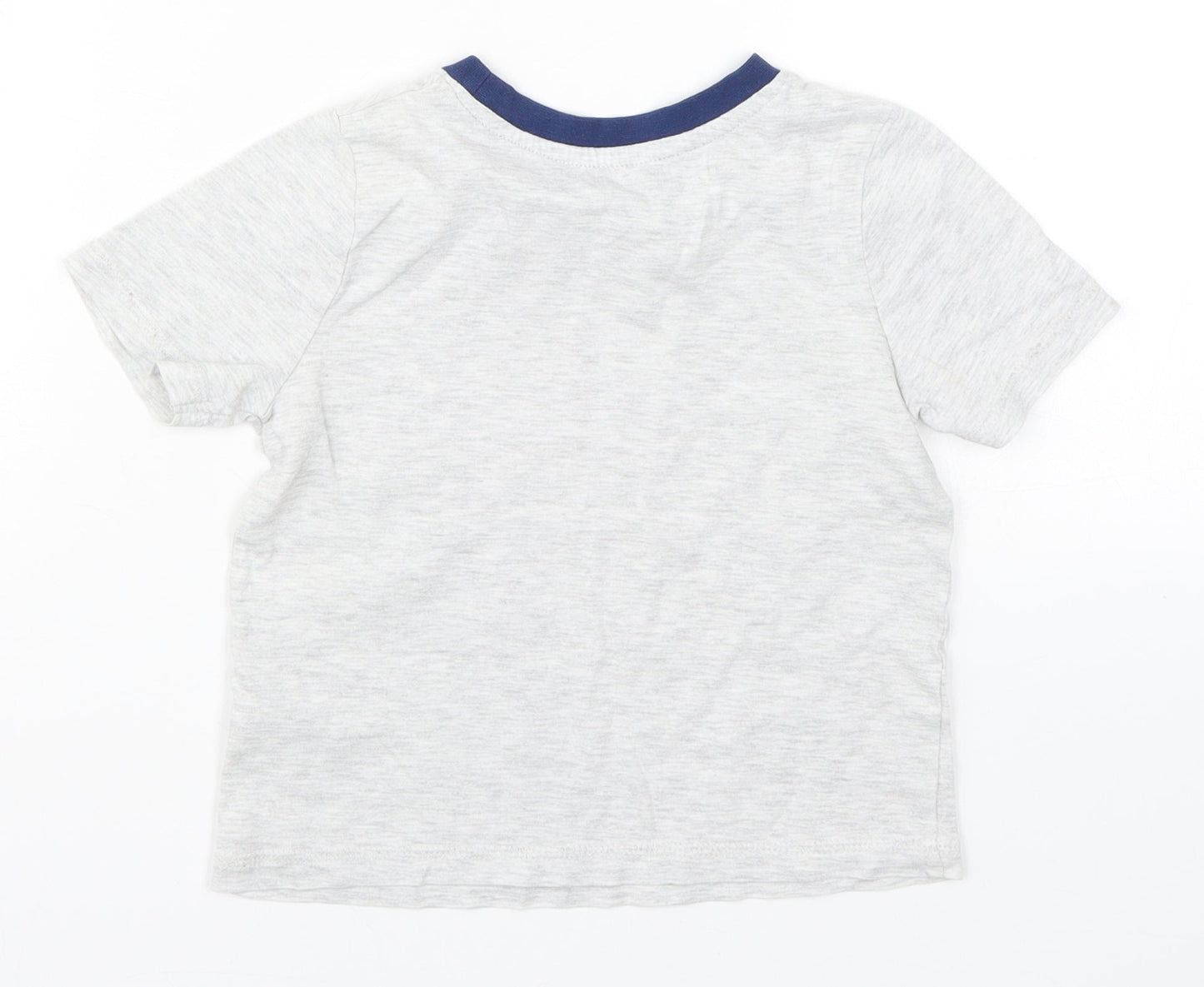 Preworn Boys Grey   Basic T-Shirt Size 4-5 Years  - Harry Potter Platform 9 3/4