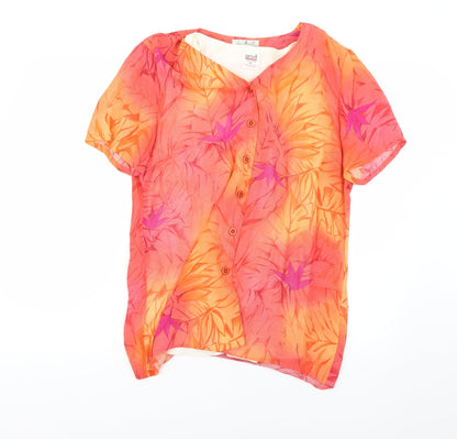Womens UK Size M paul seperates Multicoloured Basic Button-Up