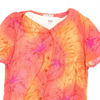 Womens UK Size M paul seperates Multicoloured Basic Button-Up