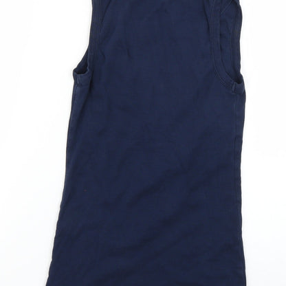 Womens UK Size 10 TU Blue Basic T-Shirt